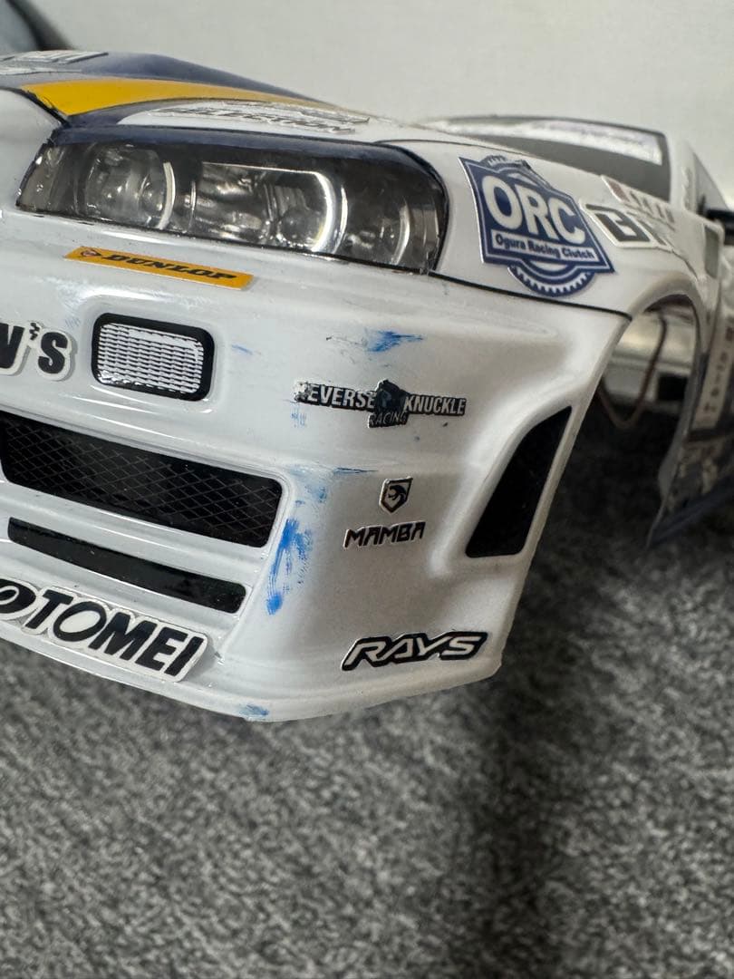 野村圭市ライツ仕様スカイラインR34GTR 1/10