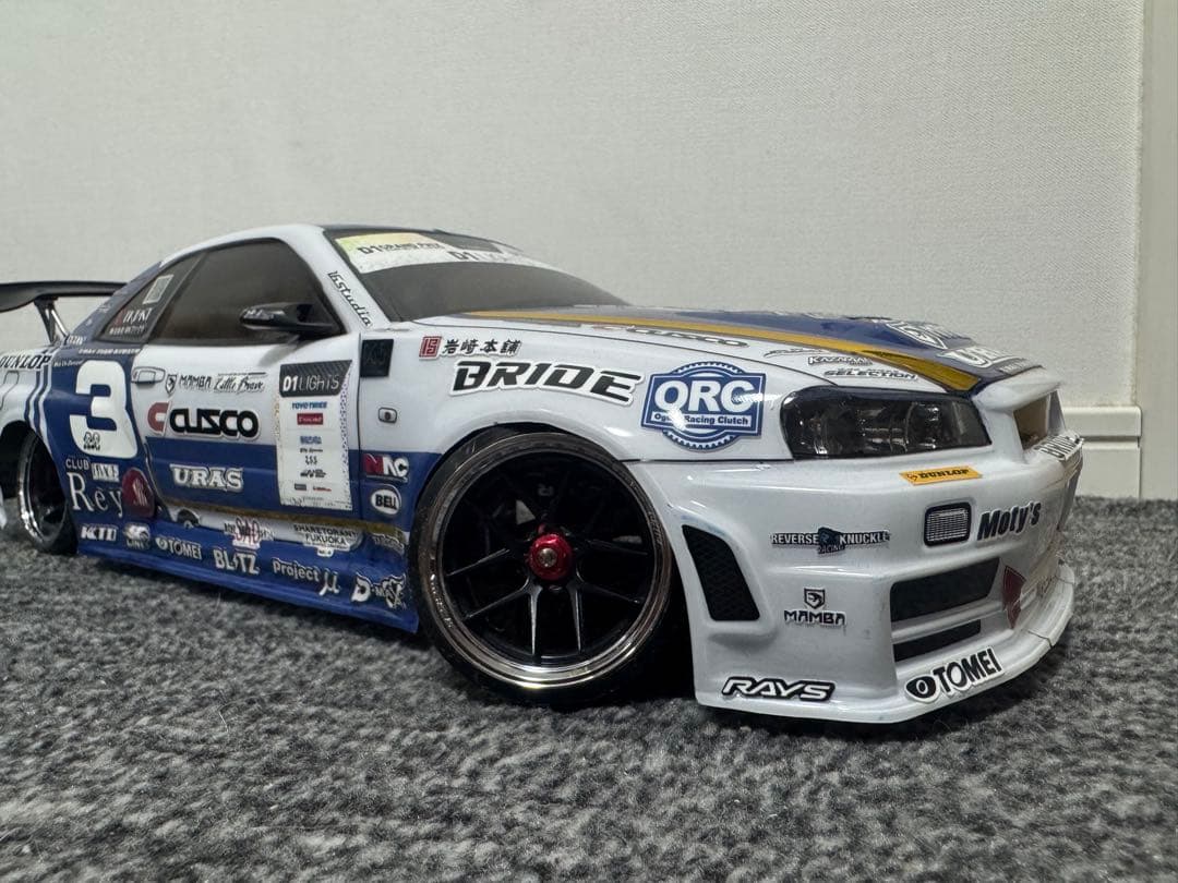 野村圭市ライツ仕様スカイラインR34GTR 1/10