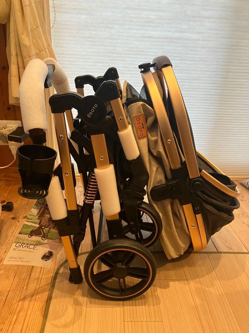 OSOTO GRACE RC ペットカート ブラック/グレー