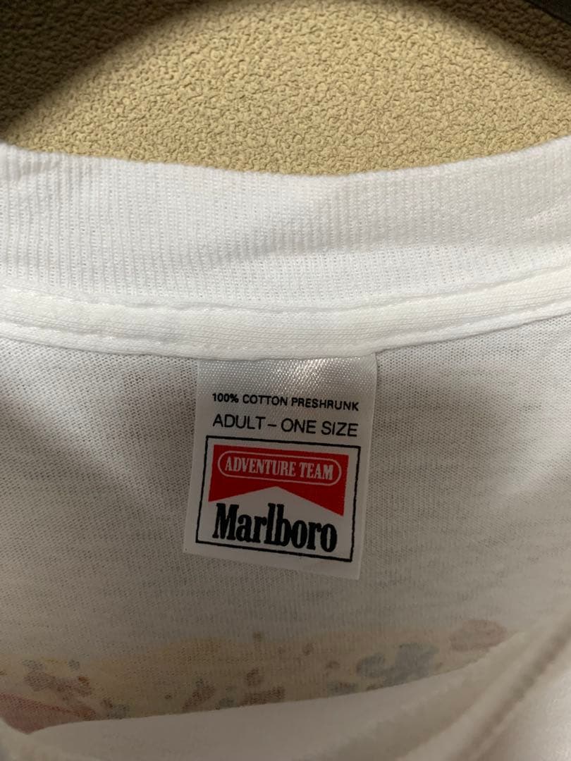 90s Marlboro マルボロ アドベンチャーチーム ポケット付 Tシャツ