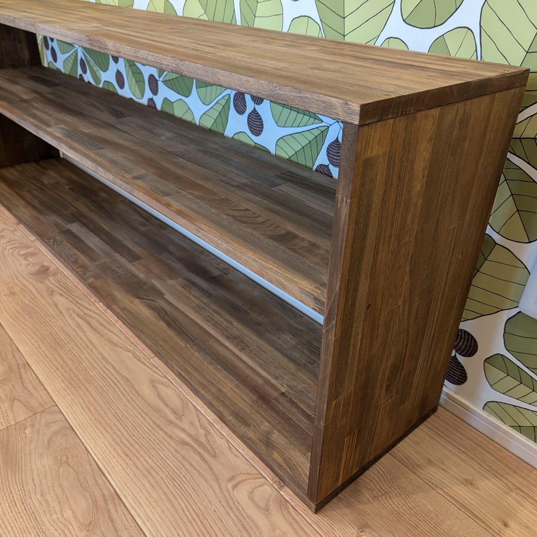 現物【SALE】サイドテーブル　✨　木製ハンドメイド　ソファ　ベッド　 即納