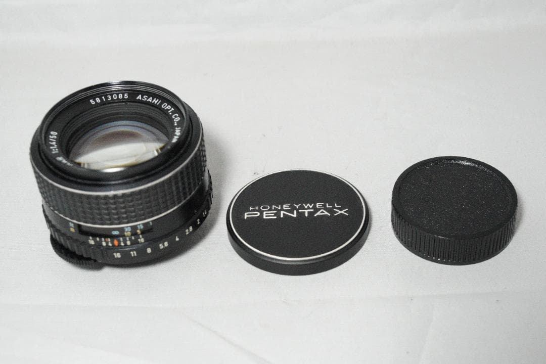 【美品】ペンタックス SMC Takumar 50mm F1.4