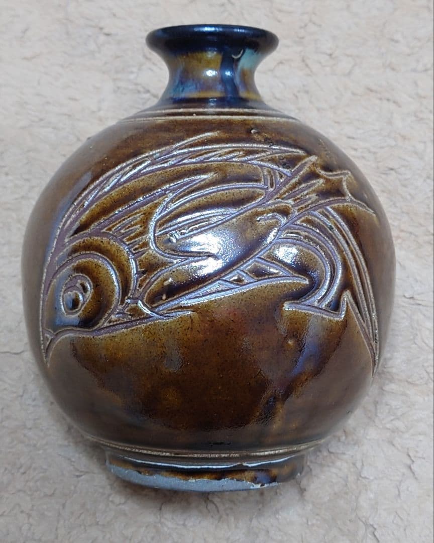 ♥国宝金城次郎の長女(故)宮城須美子さんの丸壺