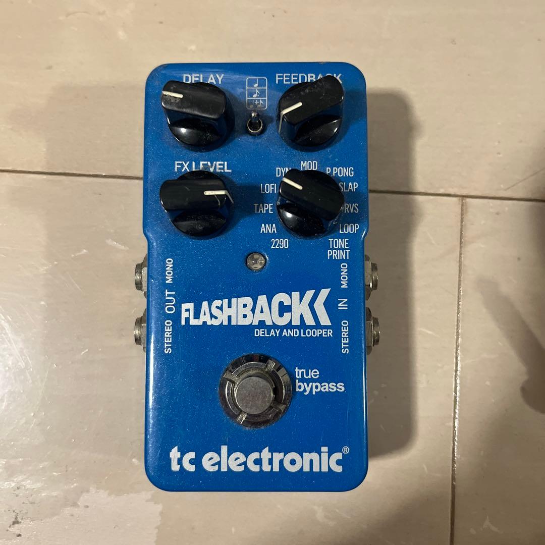 ギター tc electronic FLASHBACK DELAY AND LOOPER