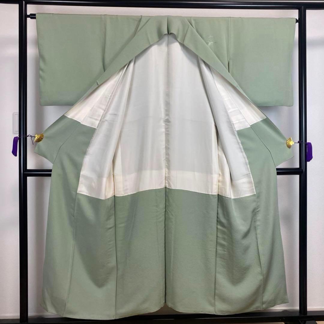 YU-041 総手刺繍 訪問着付下げ 汕頭刺繍 御所解 松竹梅 一つ紋 逸品