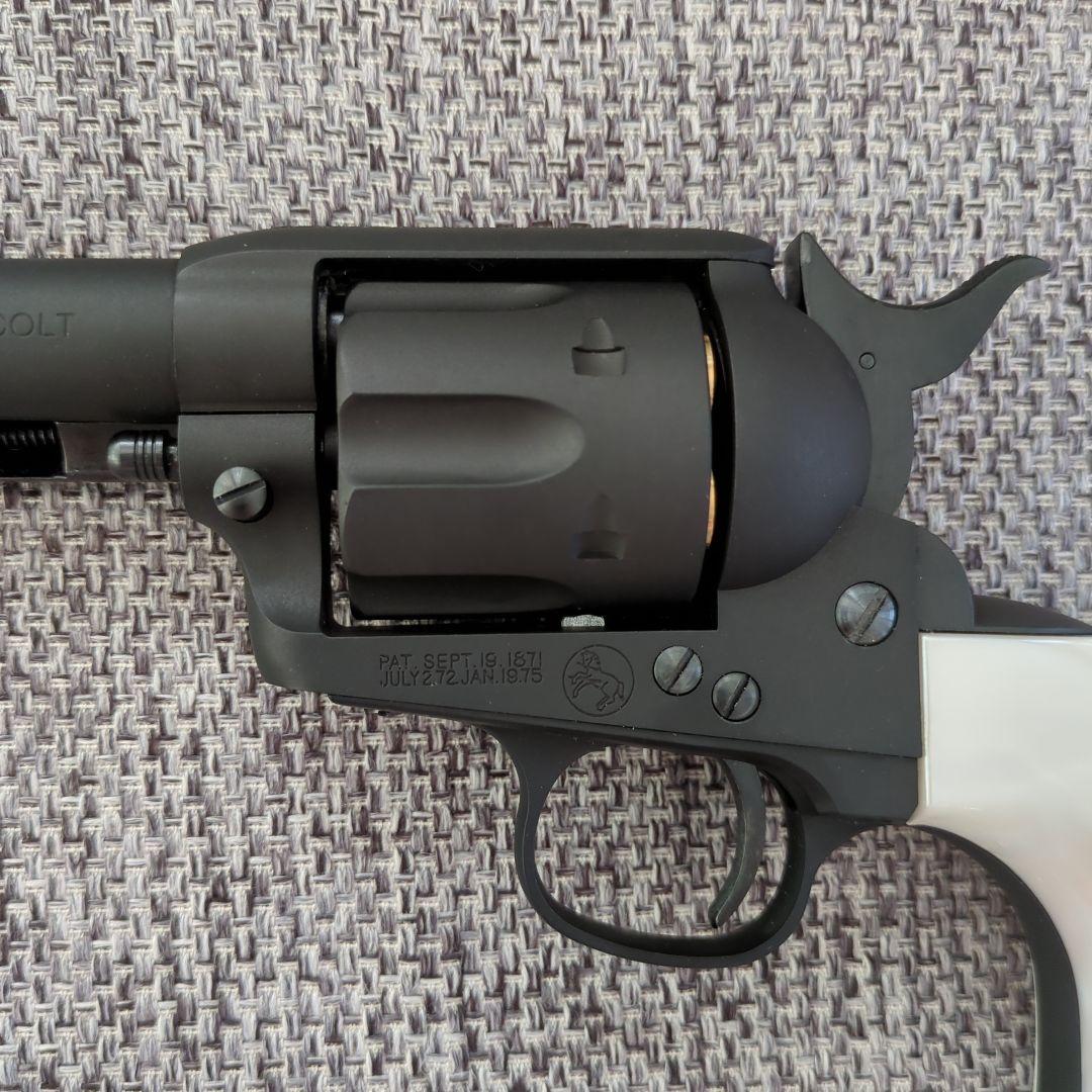 マルシン SAA 1st Genシビリアン ブラックHWパールプラグリップ仕様