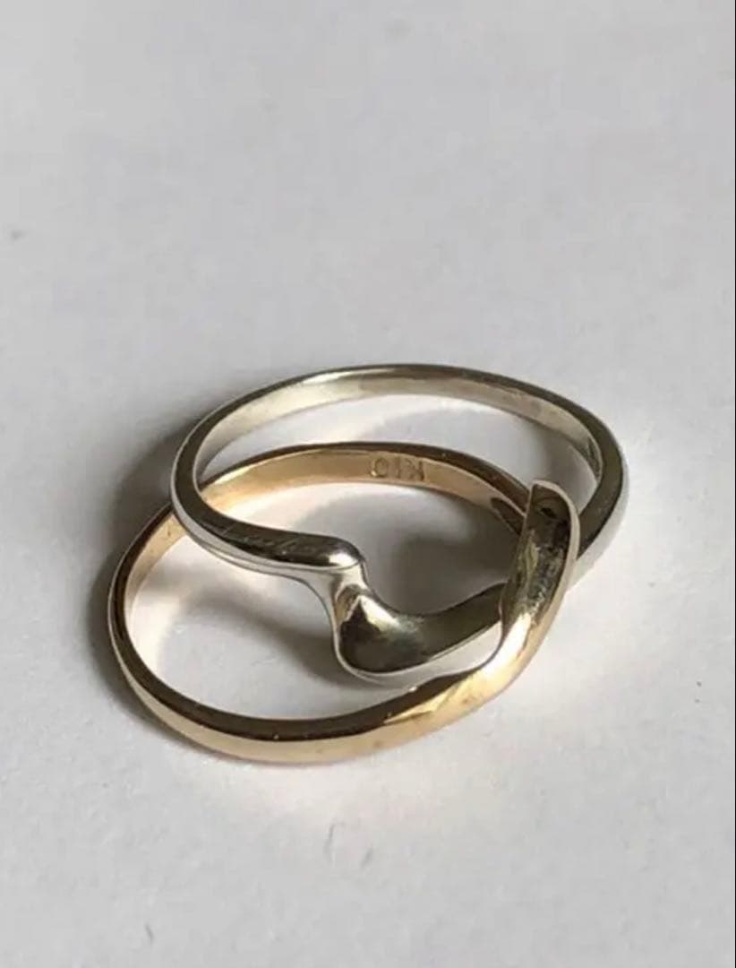 ヴァンドーム青山　スターリングシルバー925+10k パズルリング#5