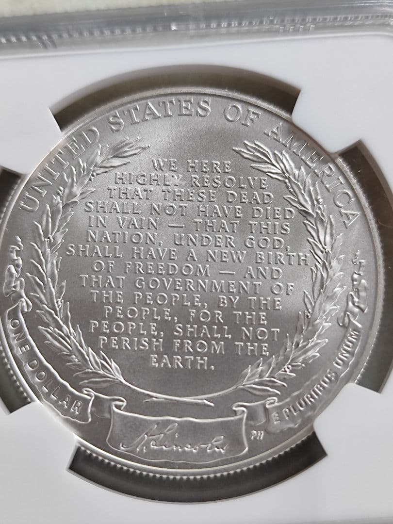 ★最高鑑定 2009年 アメリカ リンカーン 1ドル 銀貨 NGC MS70