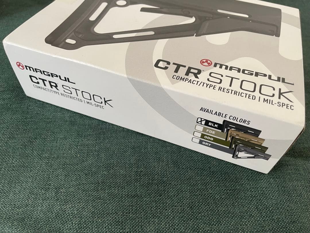 【正規品】Magpul CTRストック ミルスペック ブラック (開封済)