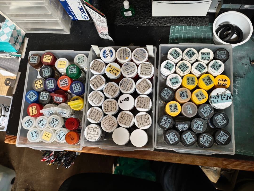 プラモデル タミヤ等模型用塗料セット 中古