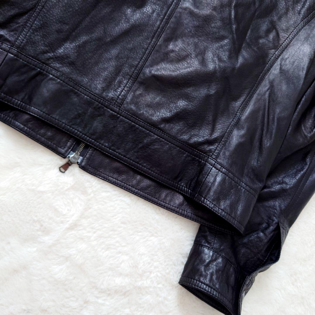 ジャケット・アウター EMMETI BIKER JACKET IN LAMBSKIN NAPPA