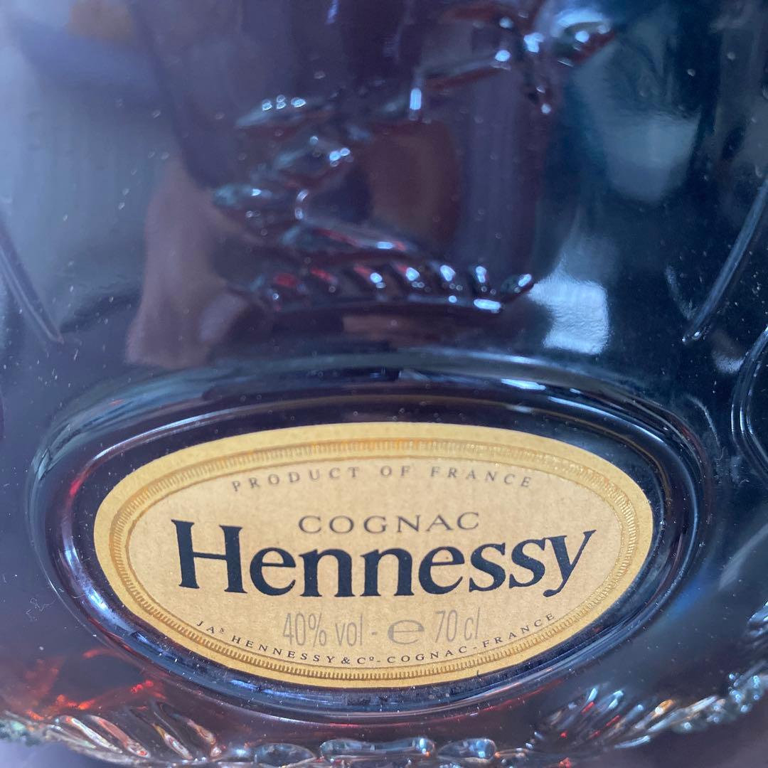 Hennessy XO金キャンプ　クリアボトル　ヘネシー　古酒