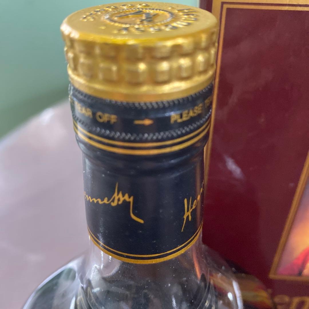 Hennessy XO金キャンプ　クリアボトル　ヘネシー　古酒