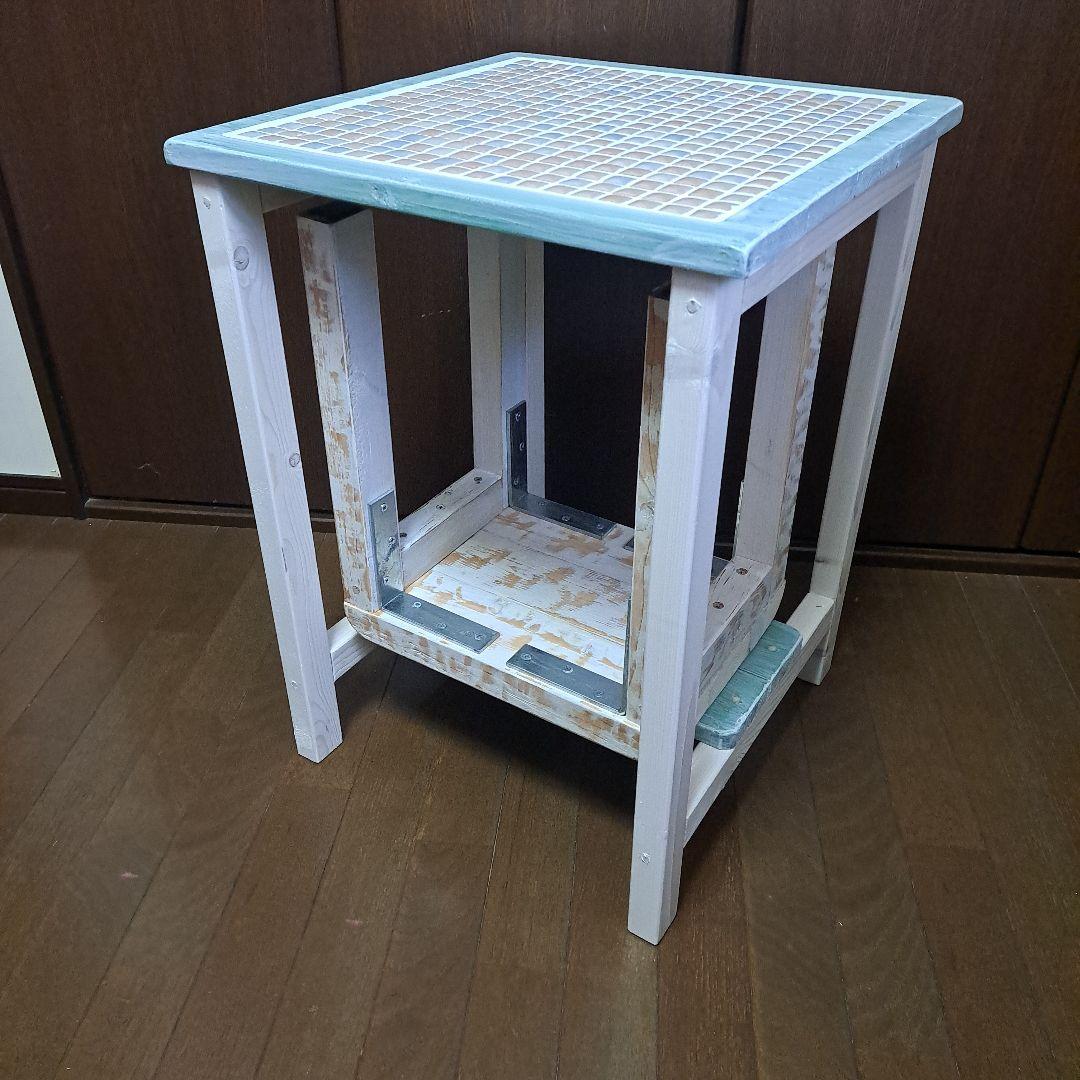 ガーデンテーブル&スツールセット ハントメイド　期間限定値下