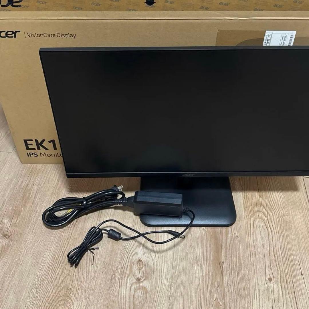Acer EK241YEbmix 23.8インチIPSモニタ①②（モニター2台）
