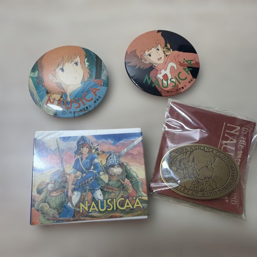 風の谷のナウシカ　メタルブローチ　缶バッジ
