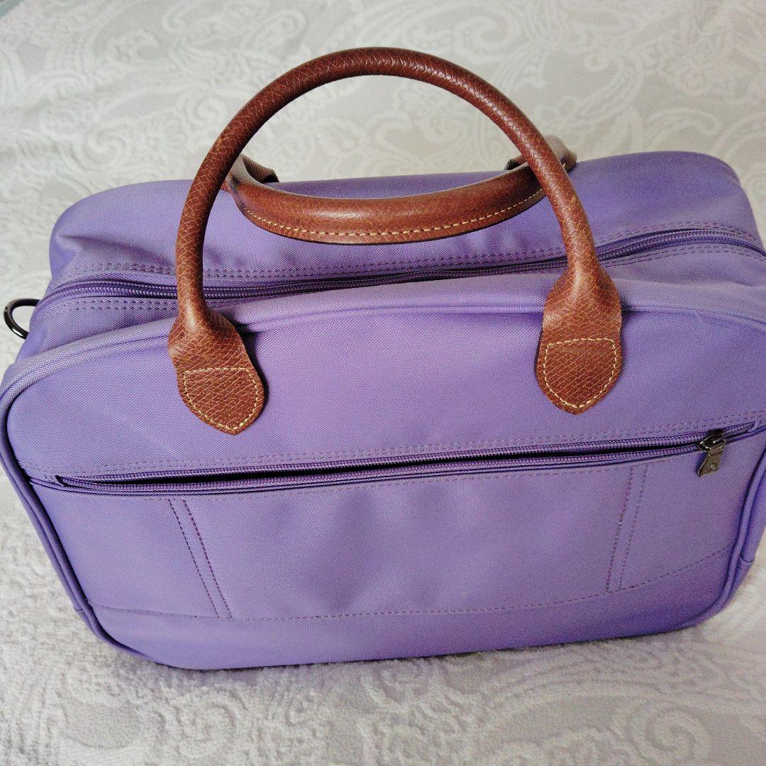 LONGCHAMP ボストンバッグ 紫