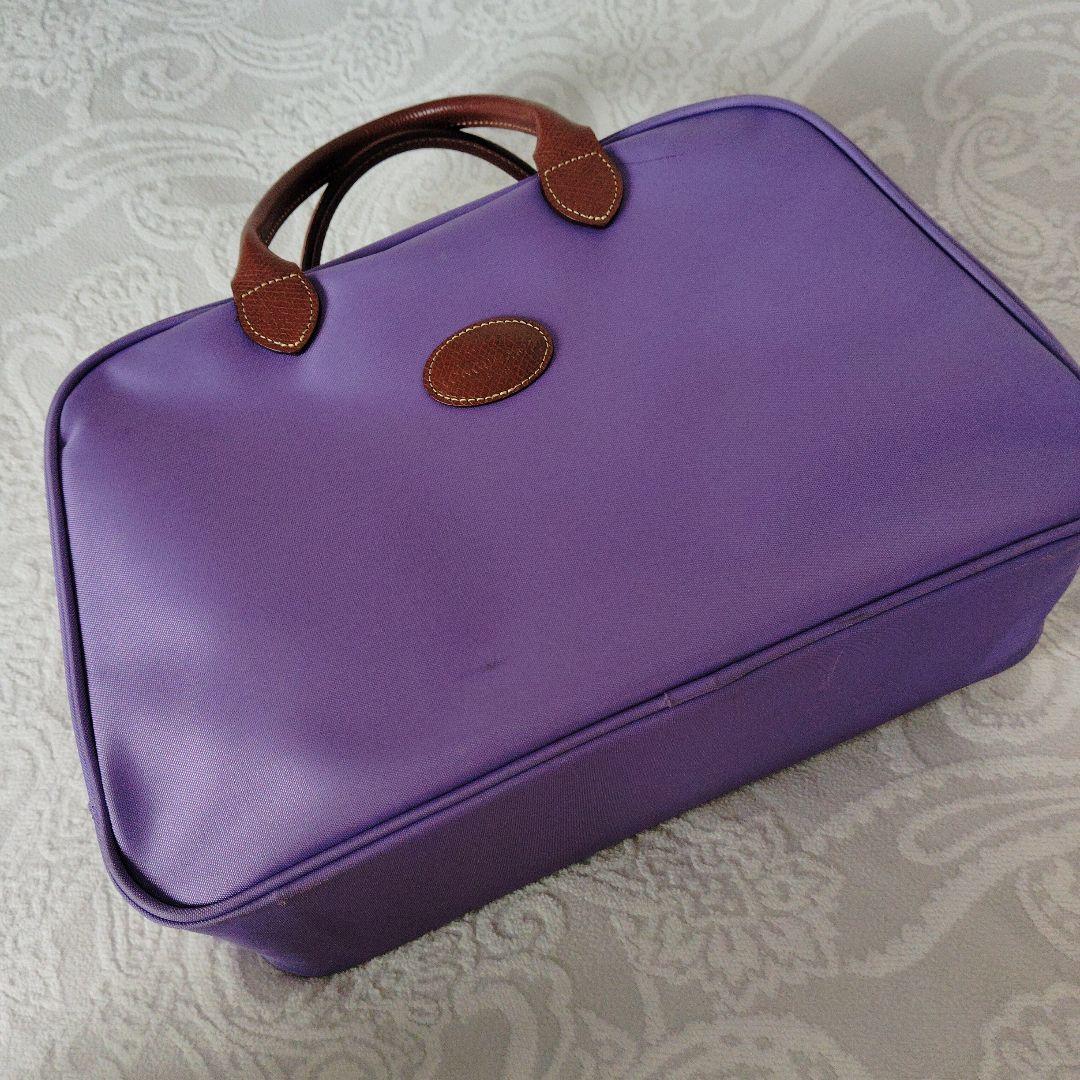 LONGCHAMP ボストンバッグ 紫