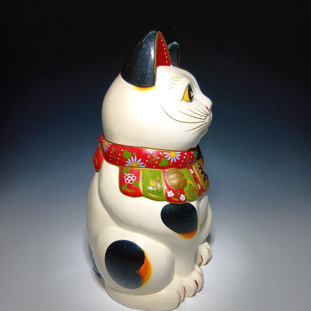 大きな招き猫置物　貯金箱　37.5センチ
