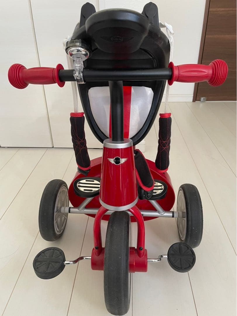 ミニクーパー　三輪車　レッド　【引き取り限定】