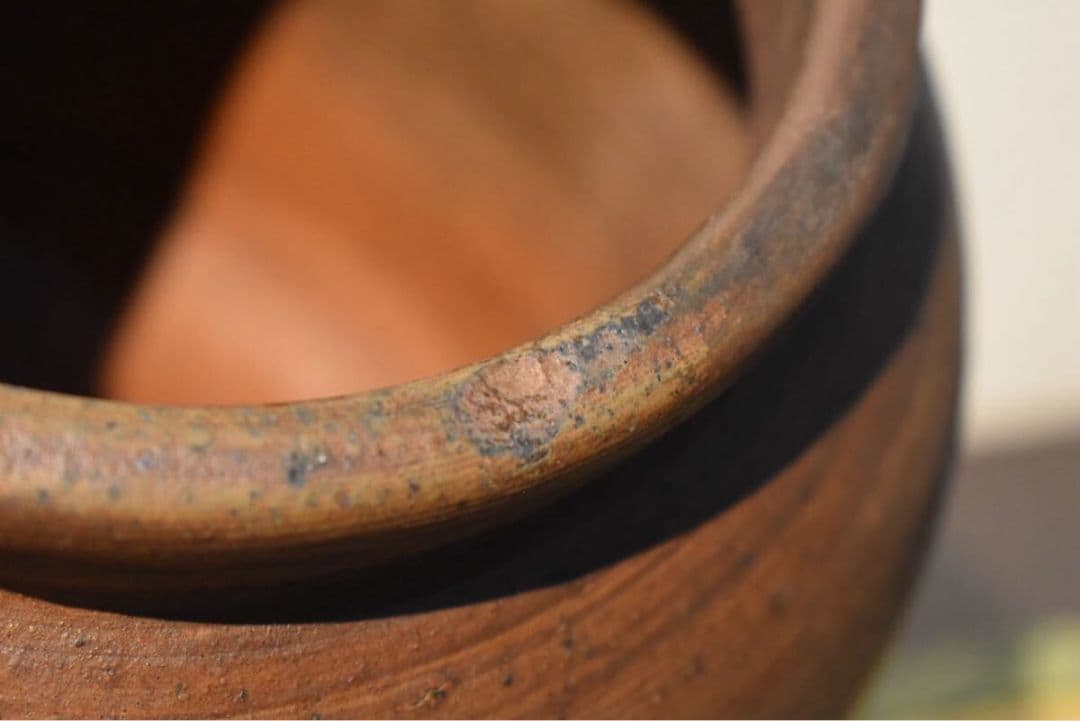 【真作 江戸初期名品】 「古備前水指」（江戸初期） 鑑定委員会箱書/鑑定書付属