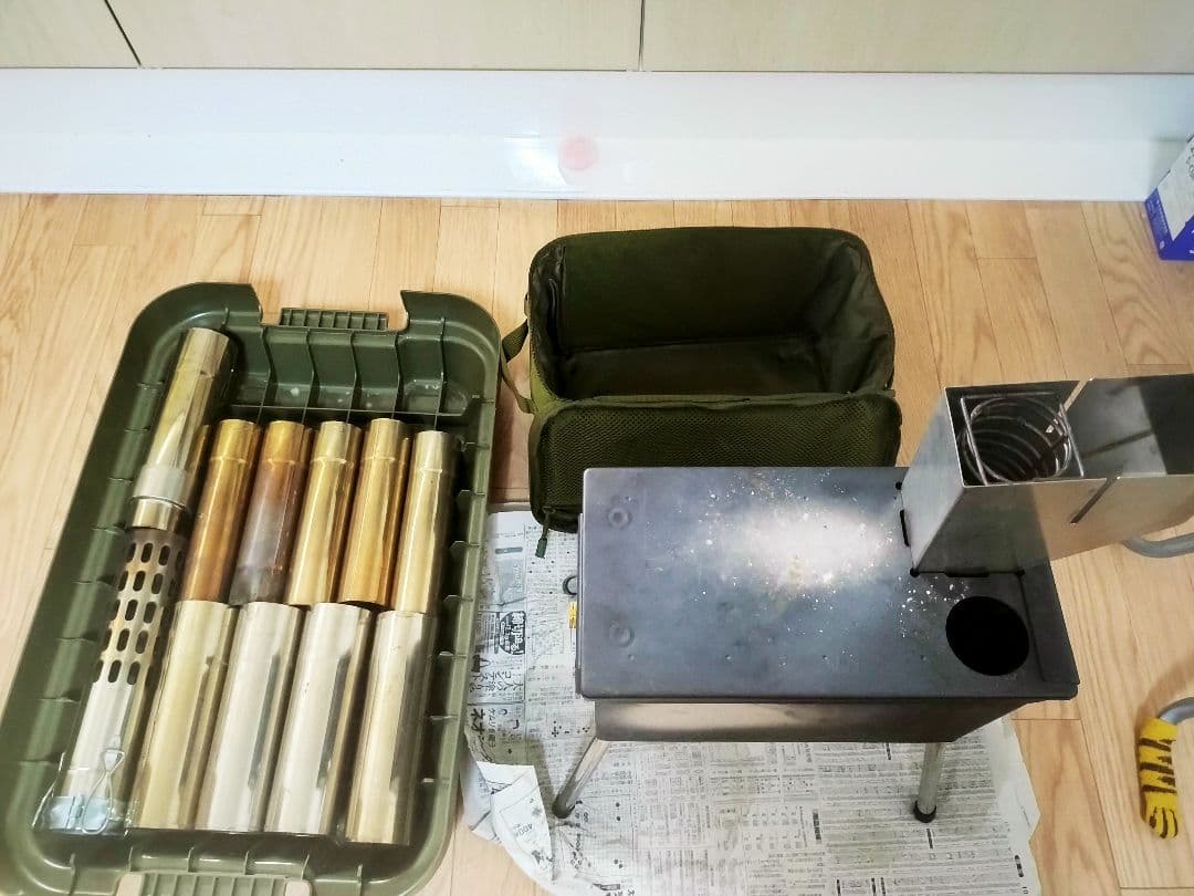 廃盤レア カルマストア アンモ缶 ペレットストーブ