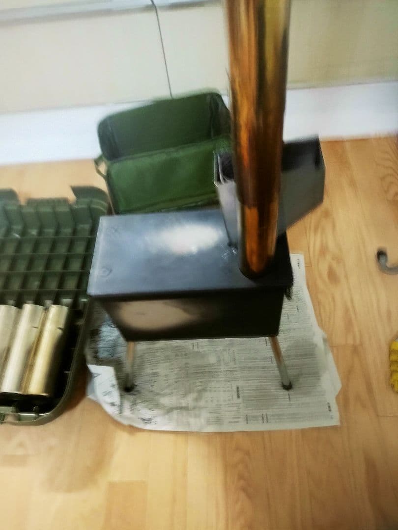 廃盤レア カルマストア アンモ缶 ペレットストーブ