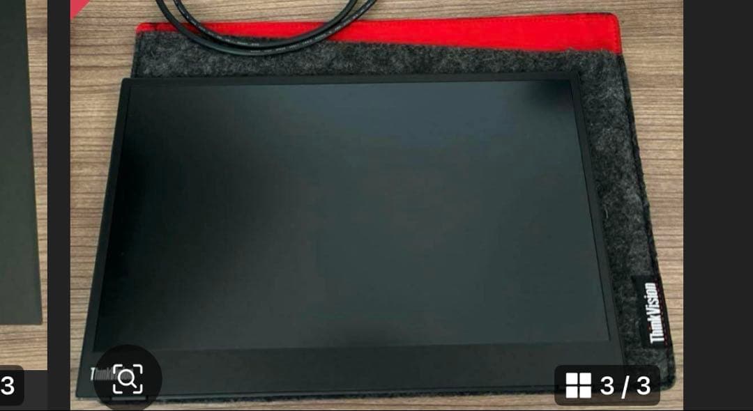 Lenovo ThinkVision M14 モバイルモニター 本体