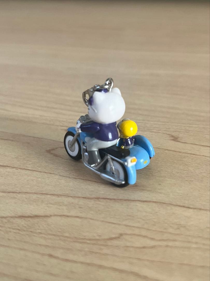 【希少レア】ハローキティ トゥイティー コラボ サイドカーバイク キーホルダー