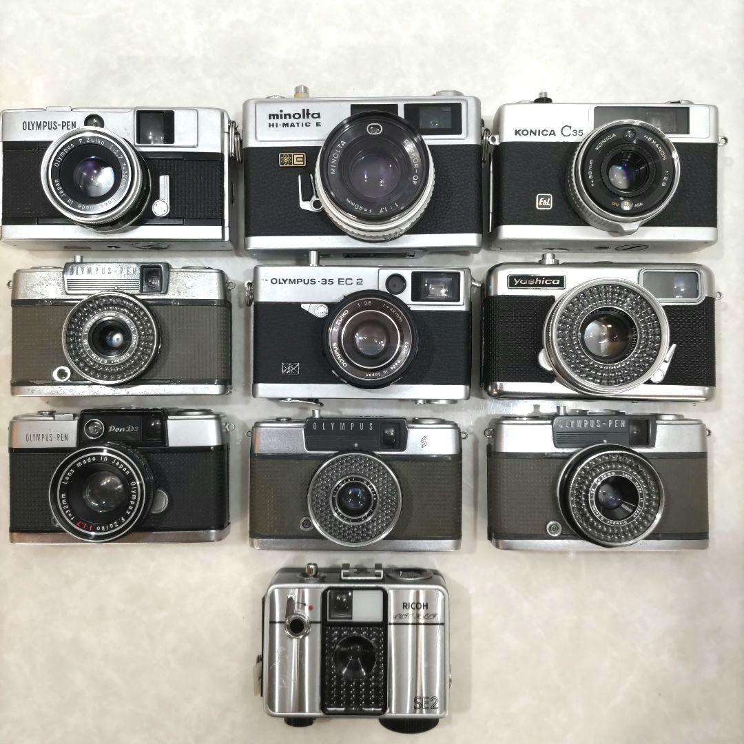 【ジャンク品】レトロ フィルムカメラ 10台 まとめ 4