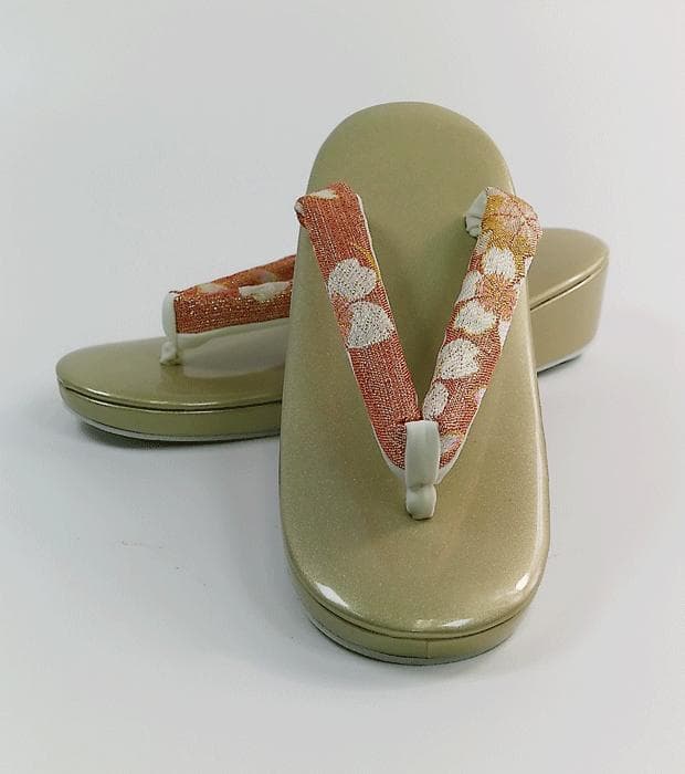 振袖・訪問着に最適　ゾーリバッグセット　帯地使用（佐賀錦）　新品　Fサイズ　02