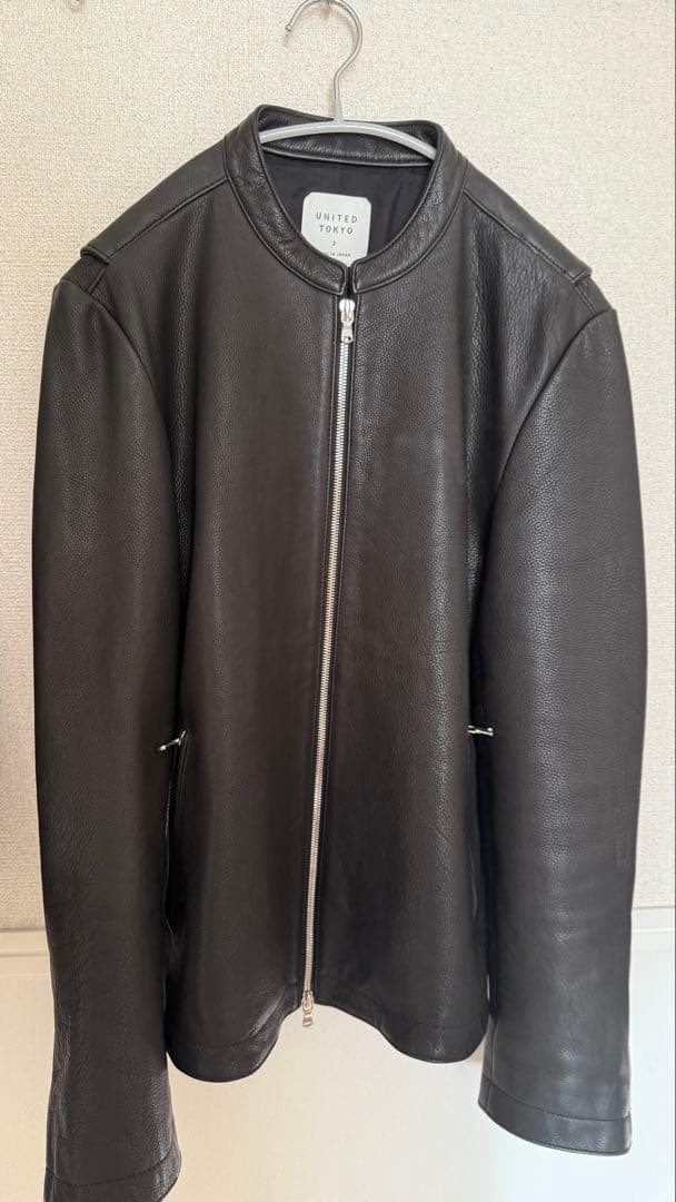 UNITED TOKYO カウレザージャケット　シングルライダース