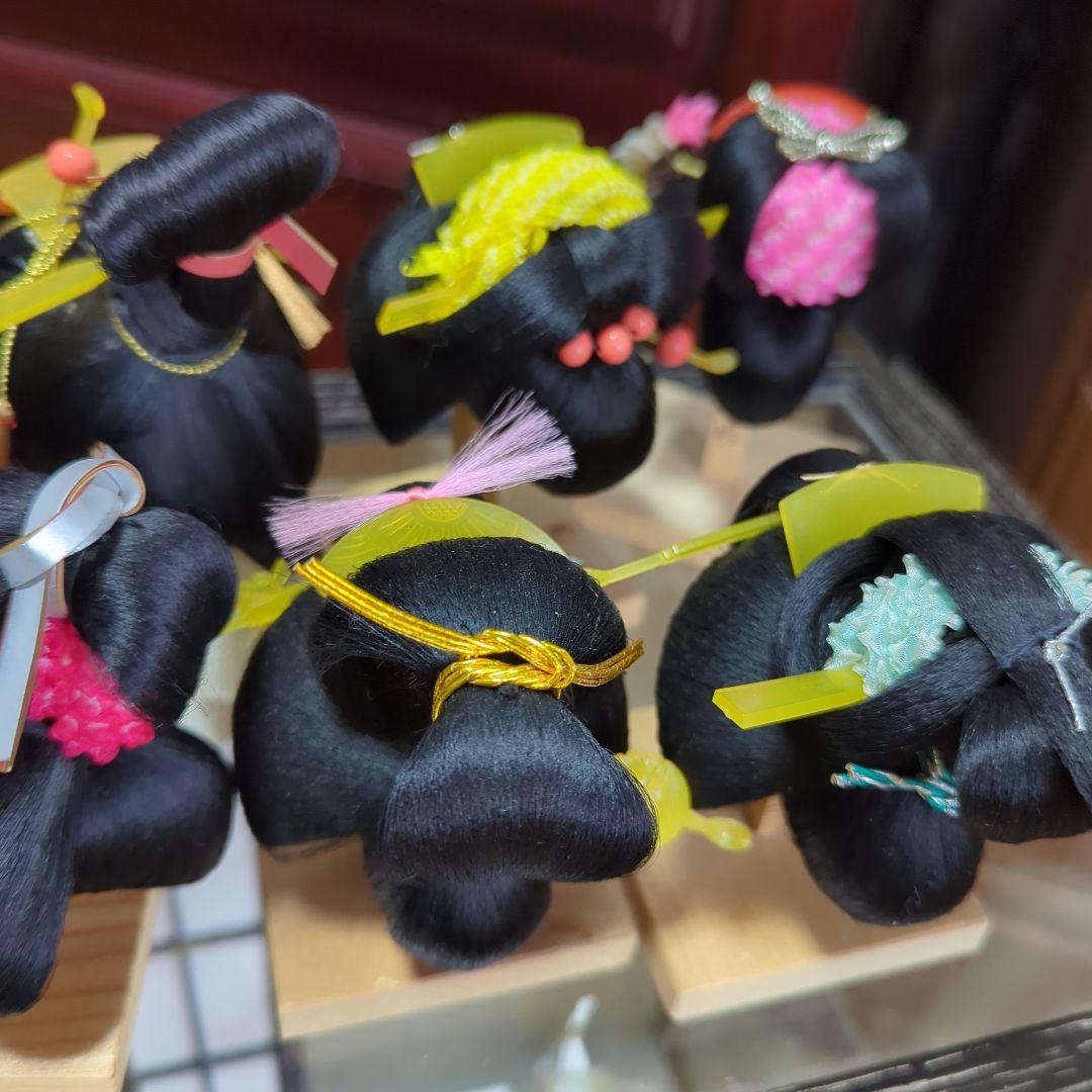 平成に集めたミニの日本髪15品