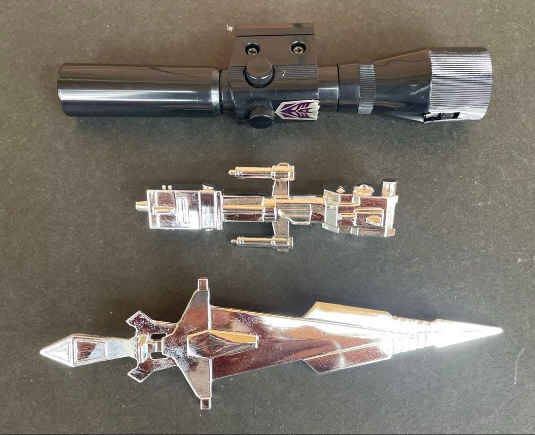 旧タカラ　グッバイ メガトロン　スタースクリーム　1983年製　当時品