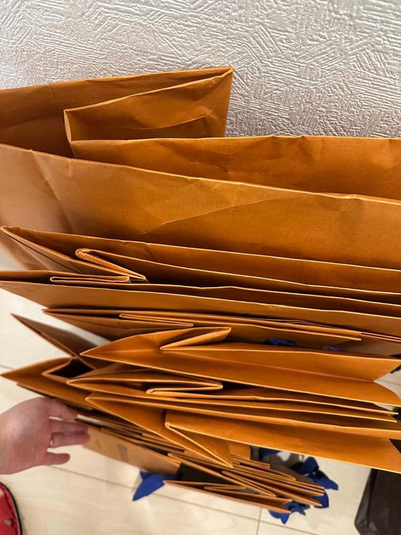 LOUIS VUITTON オレンジ ショッピングバッグ 複数枚