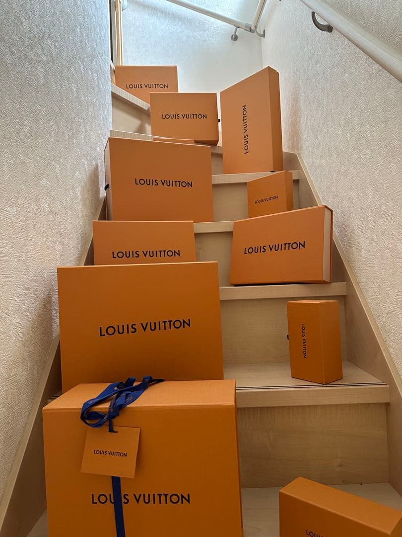 LOUIS VUITTON オレンジ ショッピングバッグ 複数枚