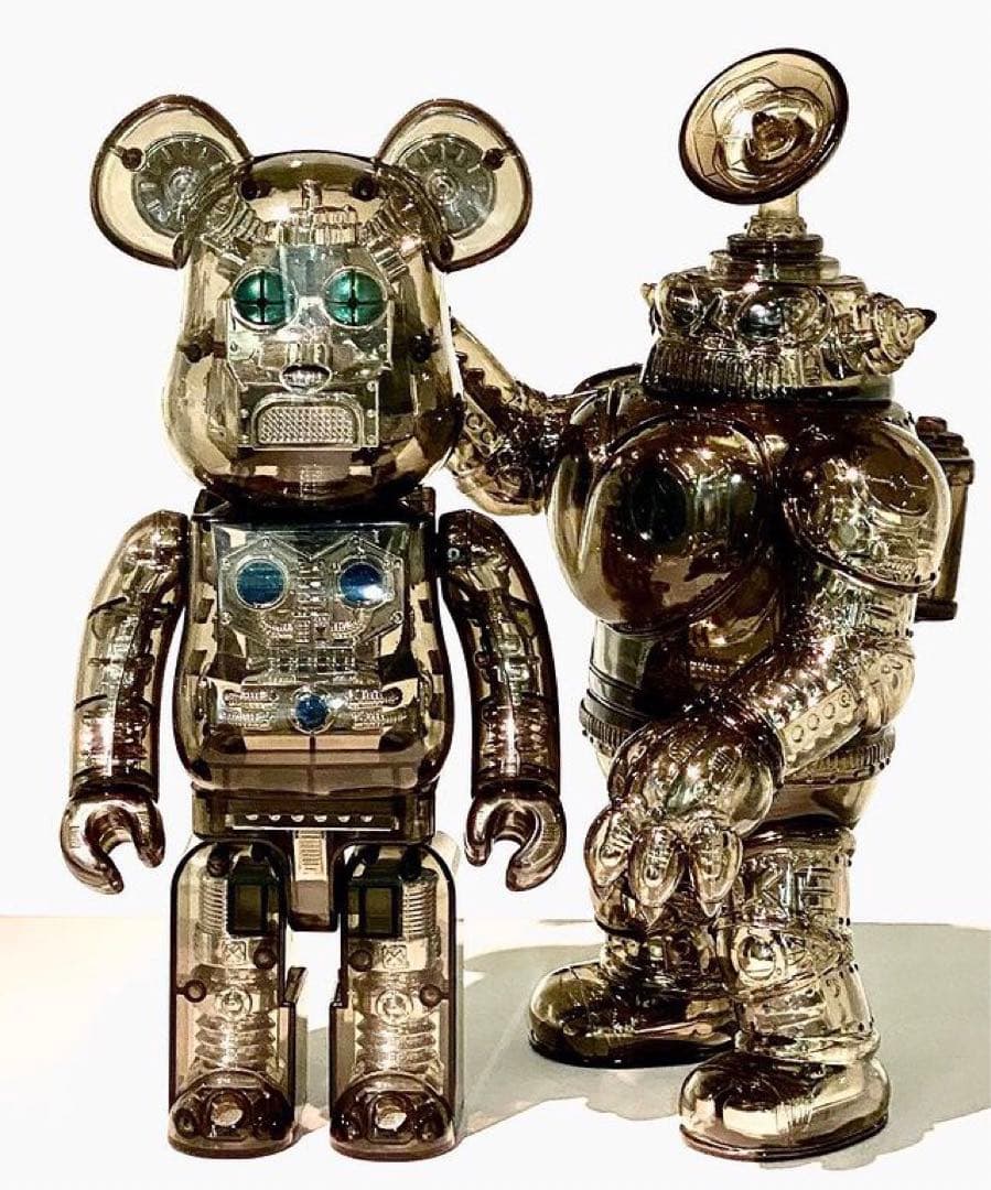 新品正規品 BE@RBRICK HxS 400% CLEAR BLACK