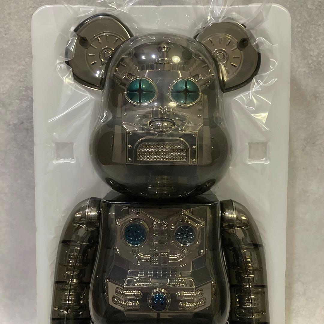 新品正規品 BE@RBRICK HxS 400% CLEAR BLACK