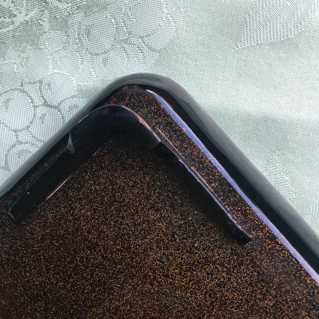 逸品　極上春の七草蒔絵　四方脚付膳　蓋付碗セット　B