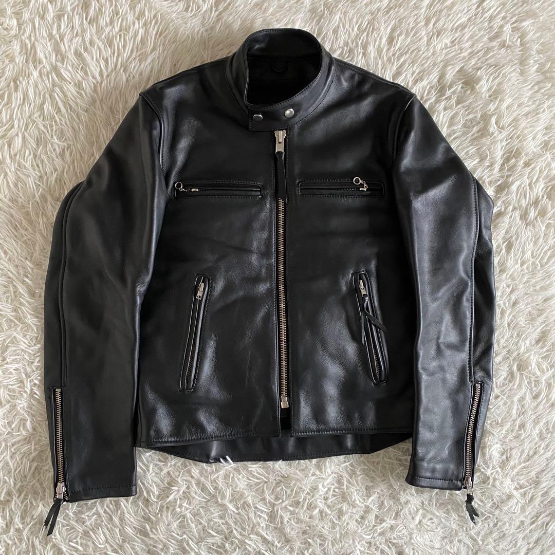 【極美品】カドヤ　シングルライダース　ライナー着脱2way M ブラック