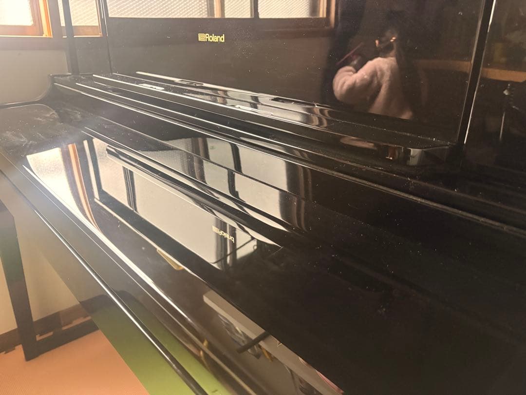 【希少】高グレード電子ピアノ　Roland LX-706-PES　黒艶鏡面仕上げ