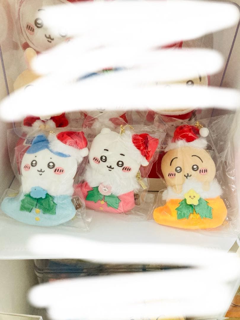 ちいかわ クリスマス オーナメントにもなるマスコット　ハチワレ　うさぎ