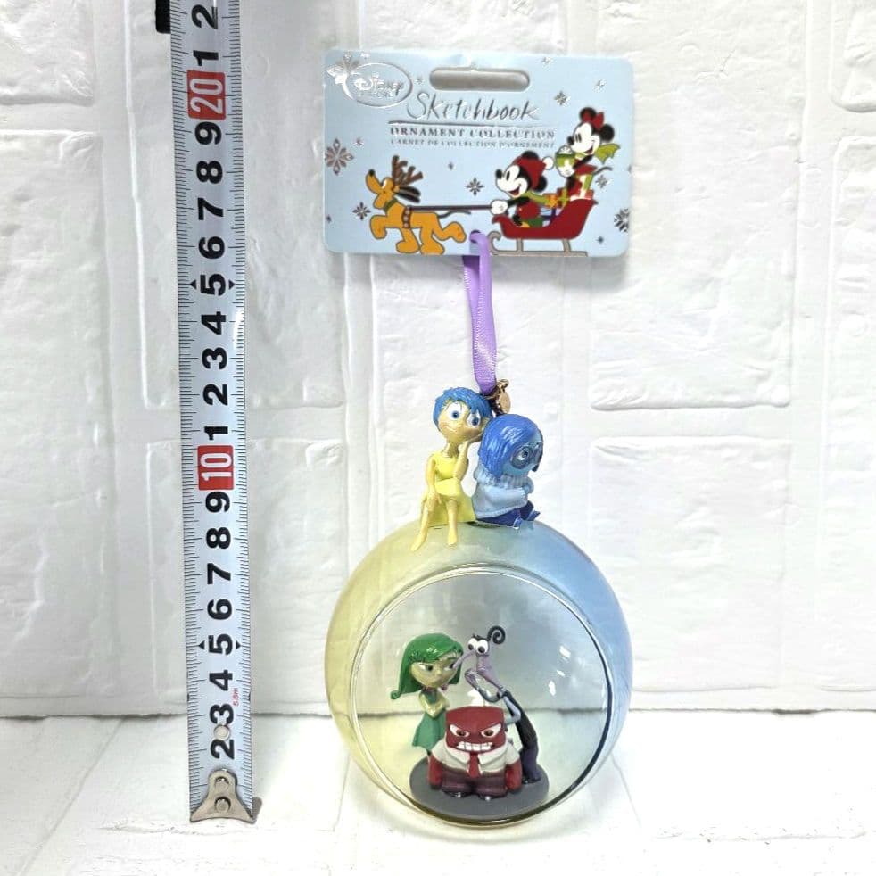 【インサイドヘッド】ヨロコビ　カナシミ　クリスマスオーナメント　未使用　タグ付き