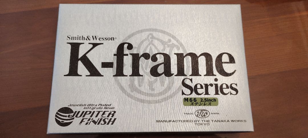 タナカ　S&W　M66　2.5インチ　ステンレス　ジュピターフィニッシュ　ガス銃