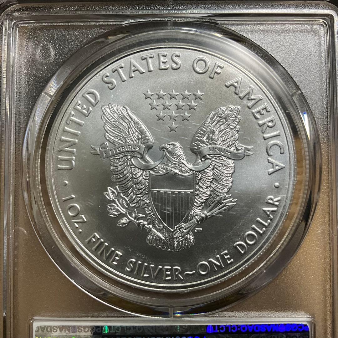 【新品】アメリカン イーグル銀貨2021-W PCGS MS70 T1 シルバー