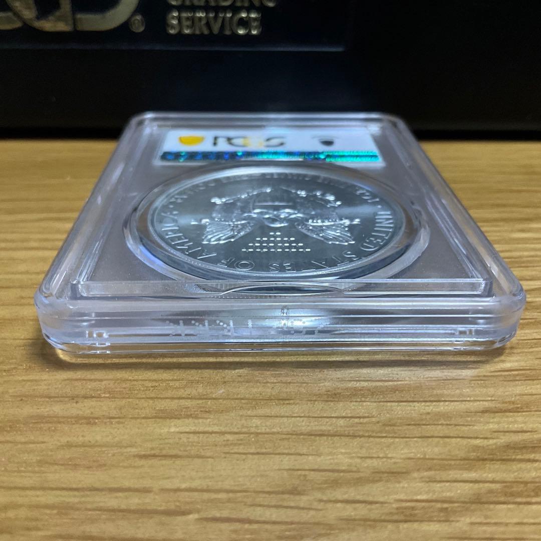 【新品】アメリカン イーグル銀貨2021-W PCGS MS70 T1 シルバー