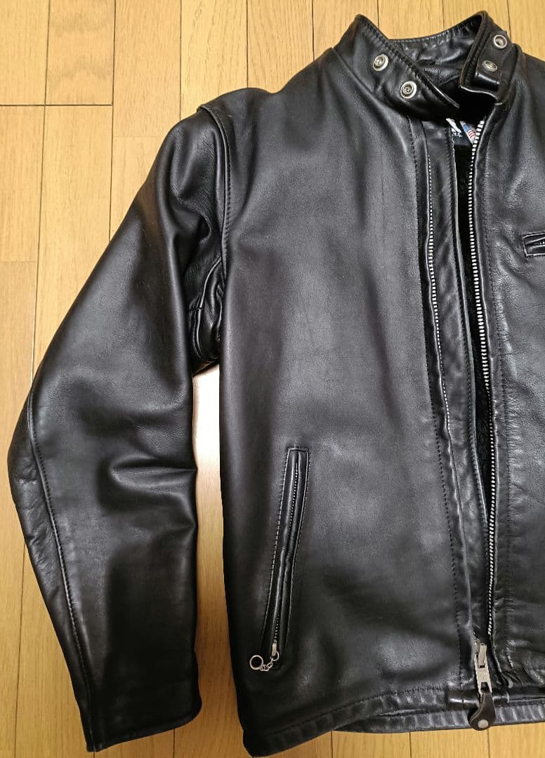 ショット Schott シングルライダース 641 サイズ36　ブラック