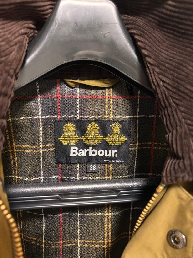 Barbour BEDALE SL ピーチスキン