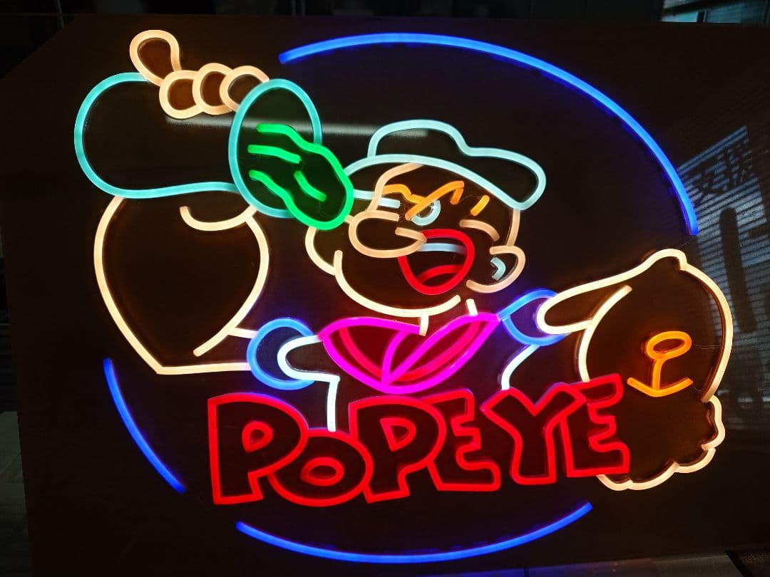 ポパイ LEDサイン ネオン看板