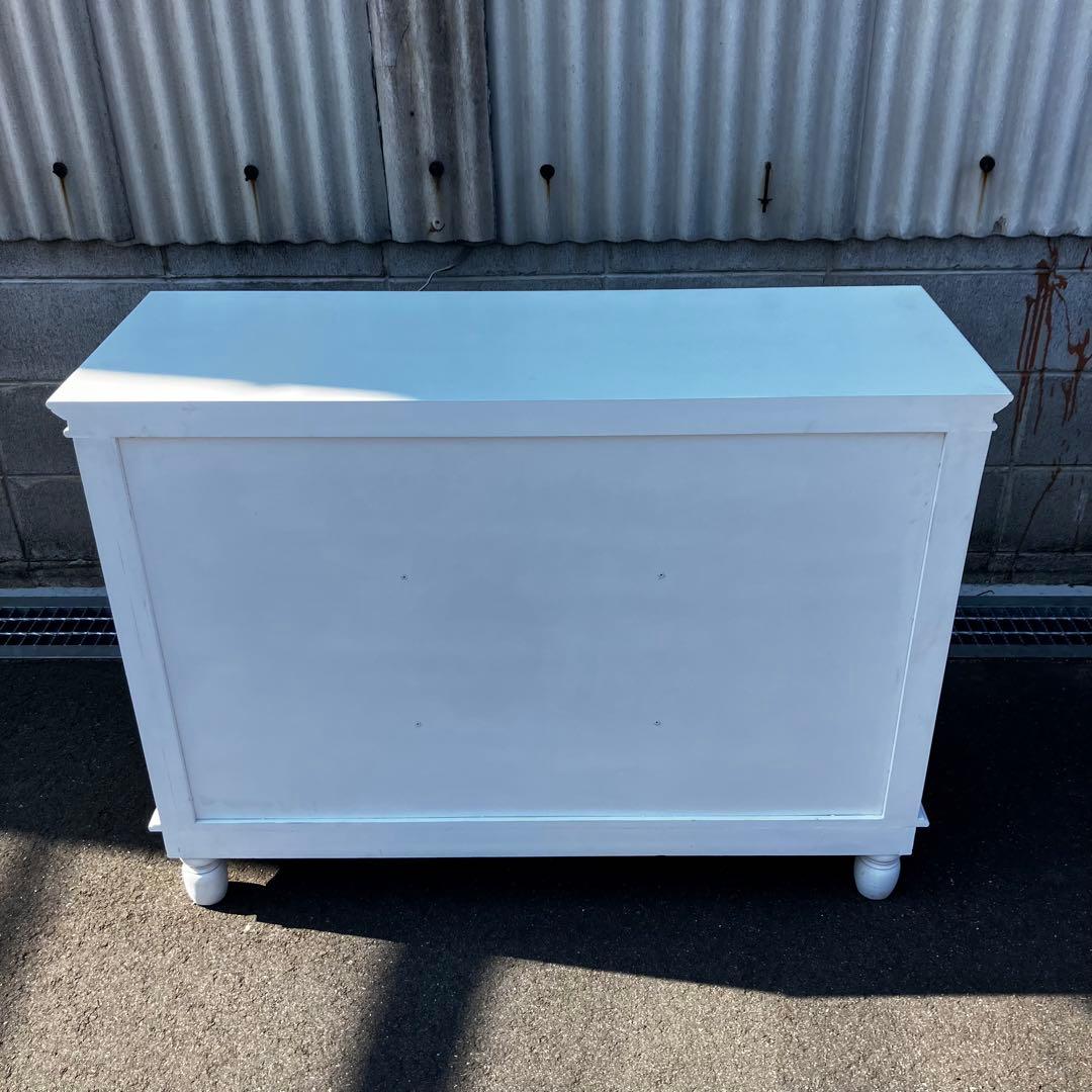 HAGIHARA ローキャビネット ホワイト